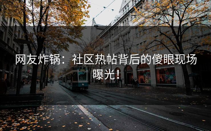 网友炸锅：社区热帖背后的傻眼现场曝光！